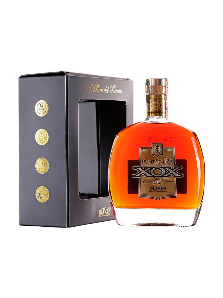 Puntacana XOX 50 Aniversario Geschenkbox 40% 0,7 l