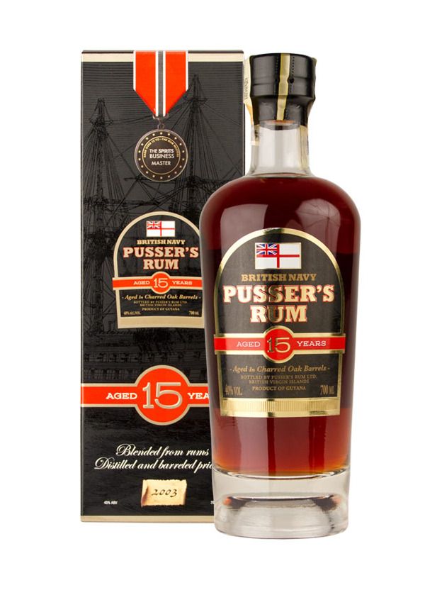 Pussers Rum 15Y 0,7l 40%