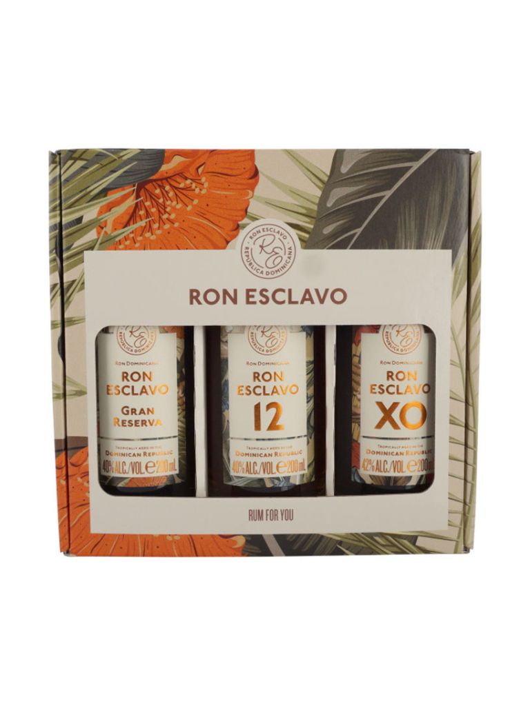 Ron Esclavo 3x 200ml 40,67% Mini Geschenkbox